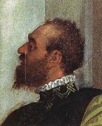 Paolo Veronese Detail from The Feast in the House of Levi painting